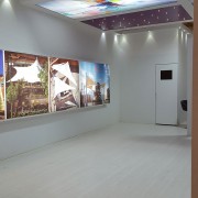 غرفه سقف کشسان و سازه چادری در نمایشگاه معماری و دکوراسیون داخلی